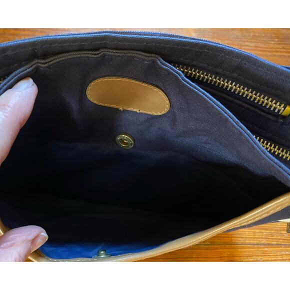 Kangaroo Navy Handbag Women’s Purse - Picture 5 of 11